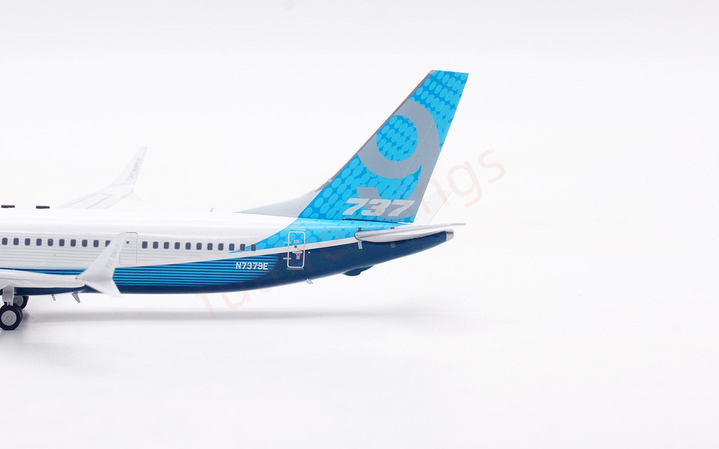 1:200 InFlight200 Boeing House Color B737-9MAX N7379E Diecast Aircraft Model