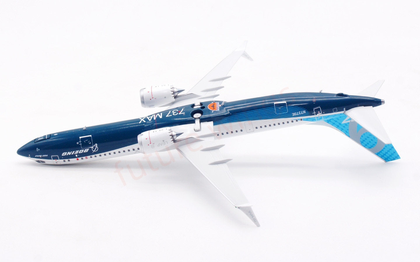 1:200 InFlight200 Boeing House Color B737-9MAX N7379E Diecast Aircraft Model
