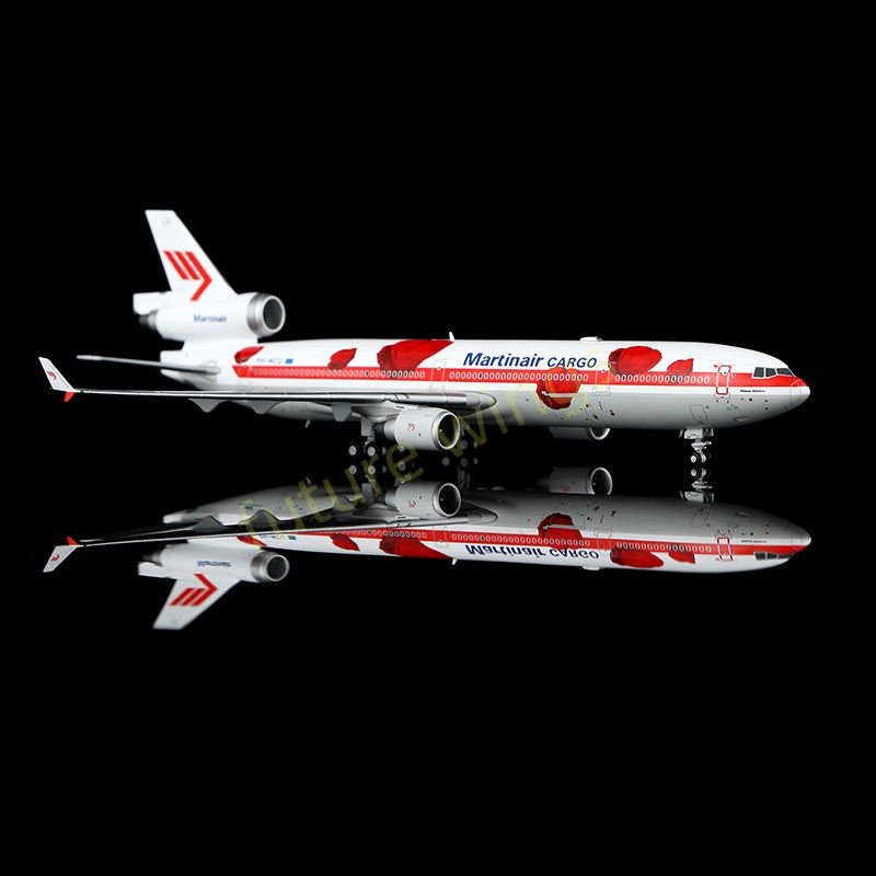 1:400 YY Wings Matin Air Cargo Douglas MD-11 PH-MCU Aircraft Model+Free Tractor