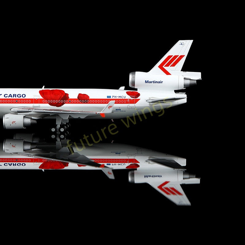 1:400 YY Wings Matin Air Cargo Douglas MD-11 PH-MCU Aircraft Model+Free Tractor