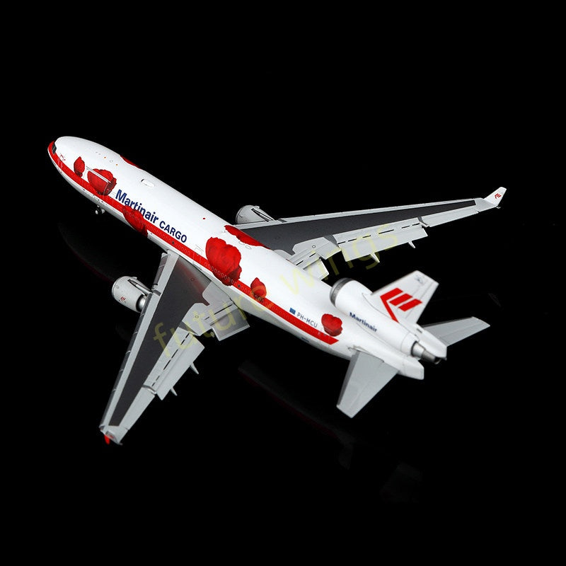1:400 YY Wings Matin Air Cargo Douglas MD-11 PH-MCU Aircraft Model+Free Tractor