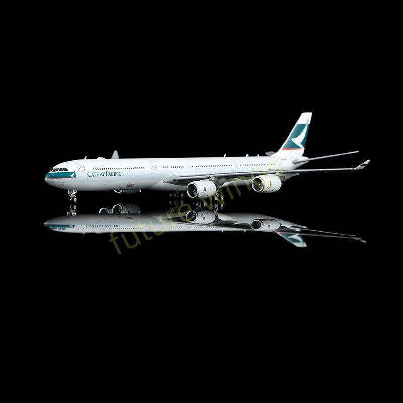 1:400 YY Wings  Cathay Pacific A340-600 B-HQB/B-HQC Aircraft Model+Free Tractor