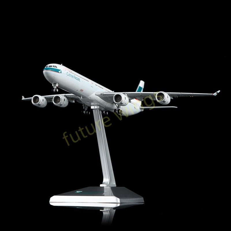 1:400 YY Wings  Cathay Pacific A340-600 B-HQB/B-HQC Aircraft Model+Free Tractor