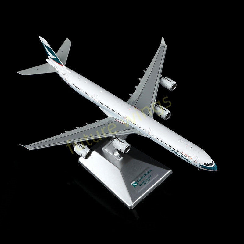 1:400 YY Wings  Cathay Pacific A340-600 B-HQB/B-HQC Aircraft Model+Free Tractor