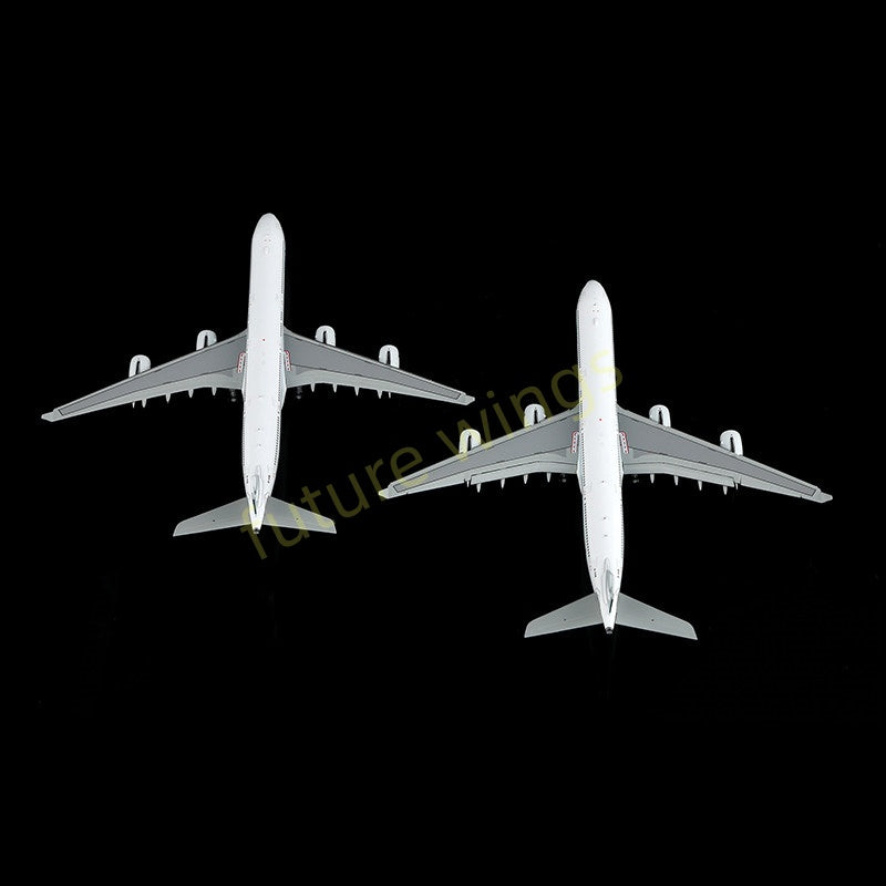 1:400 YY Wings  Cathay Pacific A340-600 B-HQB/B-HQC Aircraft Model+Free Tractor