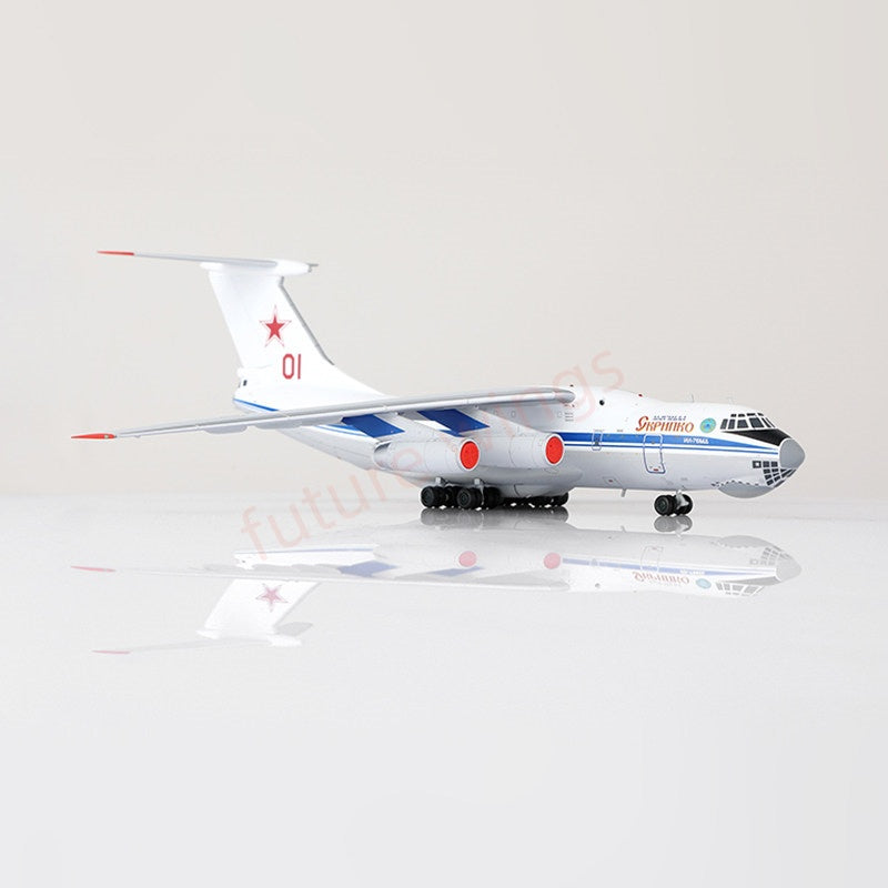 1:200 SQ Wings Russian Air Force Ilyushin IL-76MD Red 01 Diecast Aircraft Model