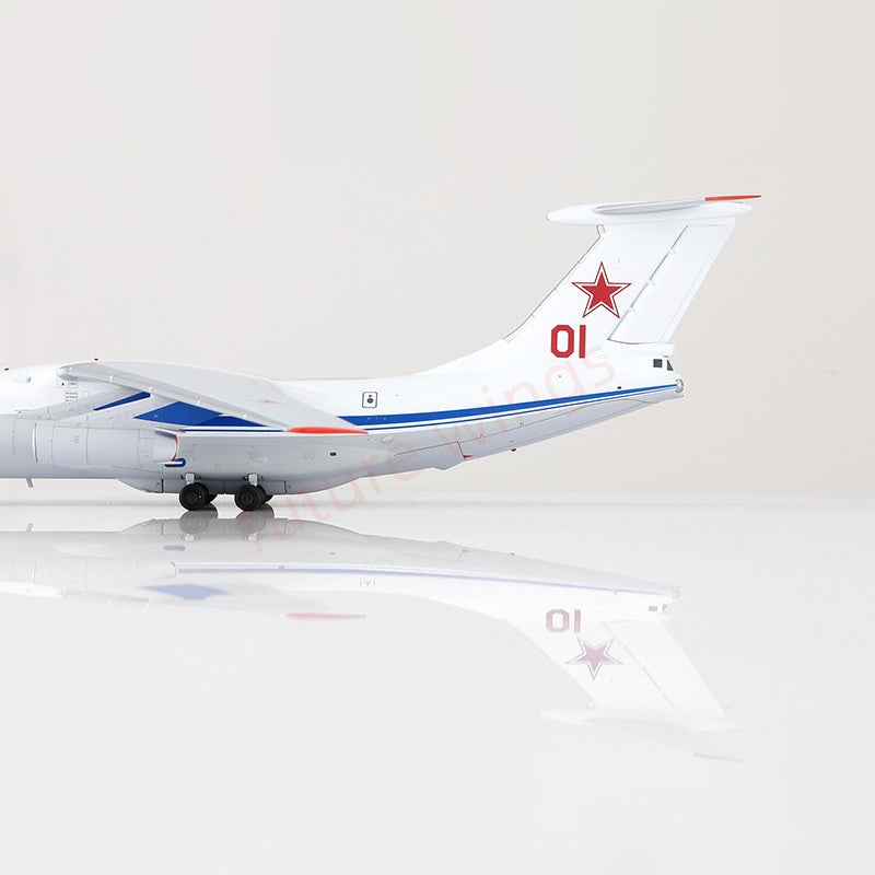1:200 SQ Wings Russian Air Force Ilyushin IL-76MD Red 01 Diecast Aircraft Model