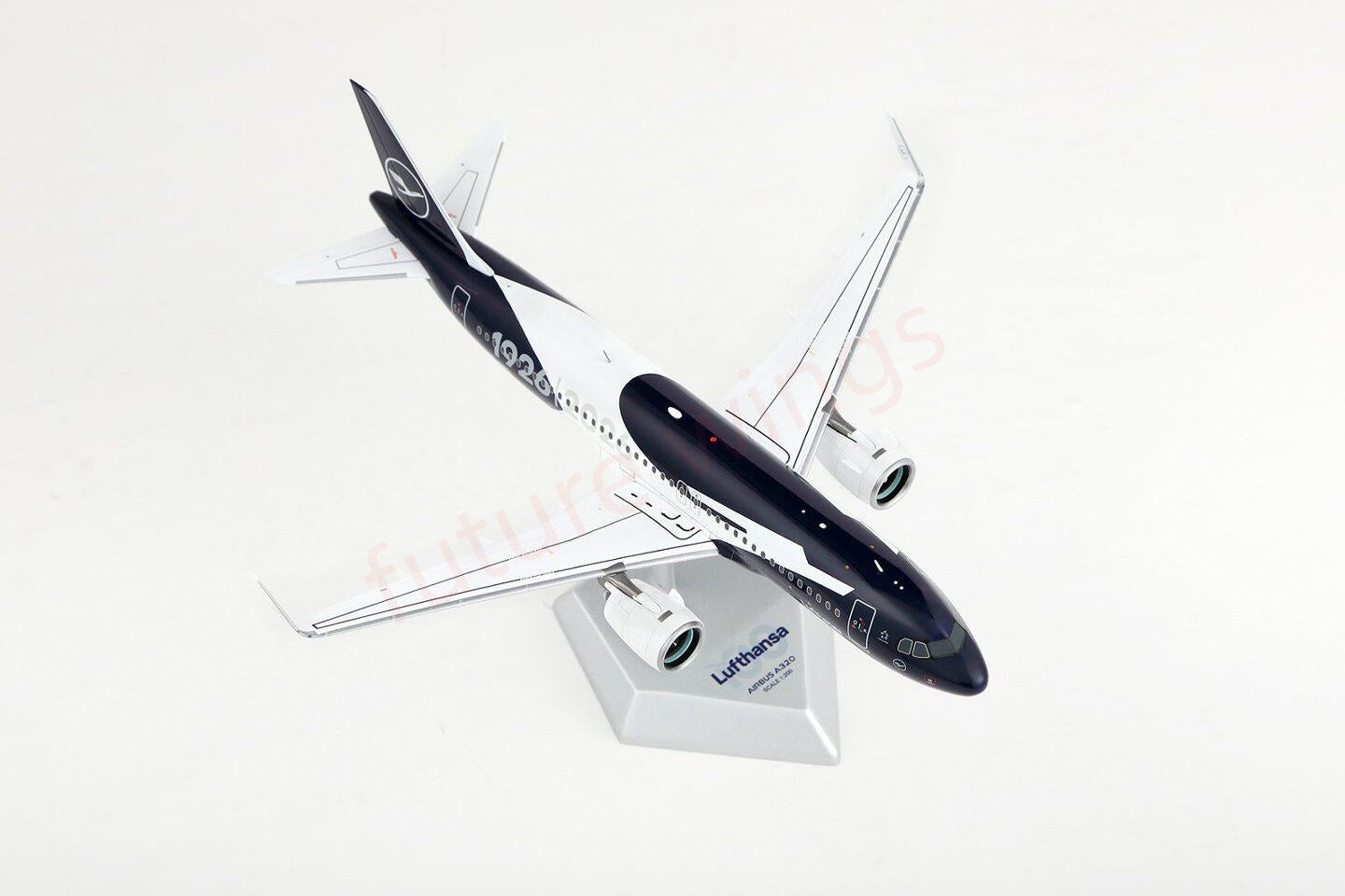 1:200 SQ Wings Lufthansa Airlines A320neo D-AING "100Years"Diecast Aircraft Model