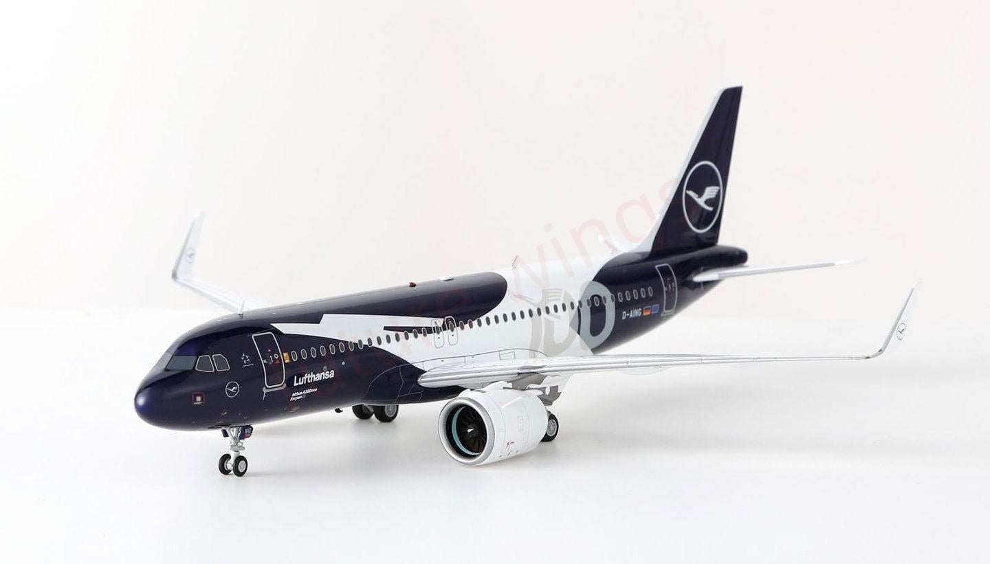 1:200 SQ Wings Lufthansa Airlines A320neo D-AING "100Years"Diecast Aircraft Model