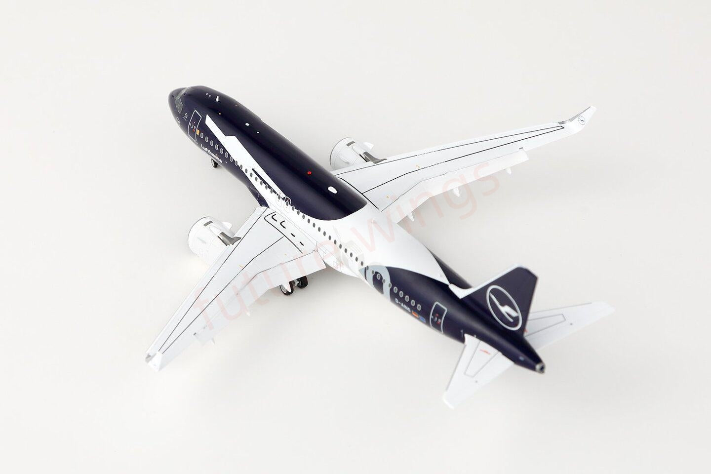 1:200 SQ Wings Lufthansa Airlines A320neo D-AING "100Years"Diecast Aircraft Model