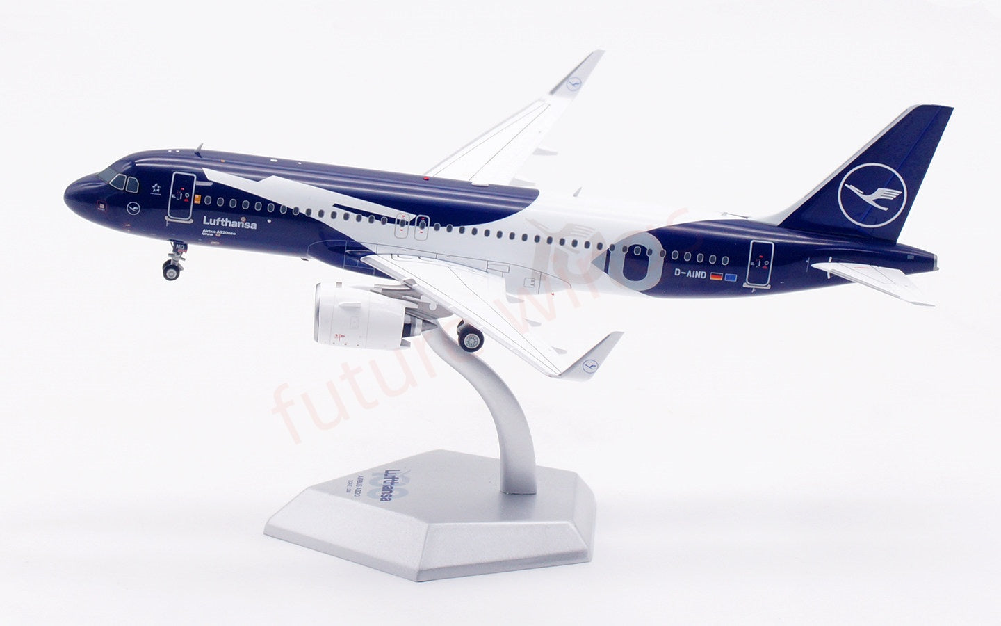 1:200 SQ Wings Lufthansa Airlines A320neo D-AIND"100Years"Diecast Aircraft Model