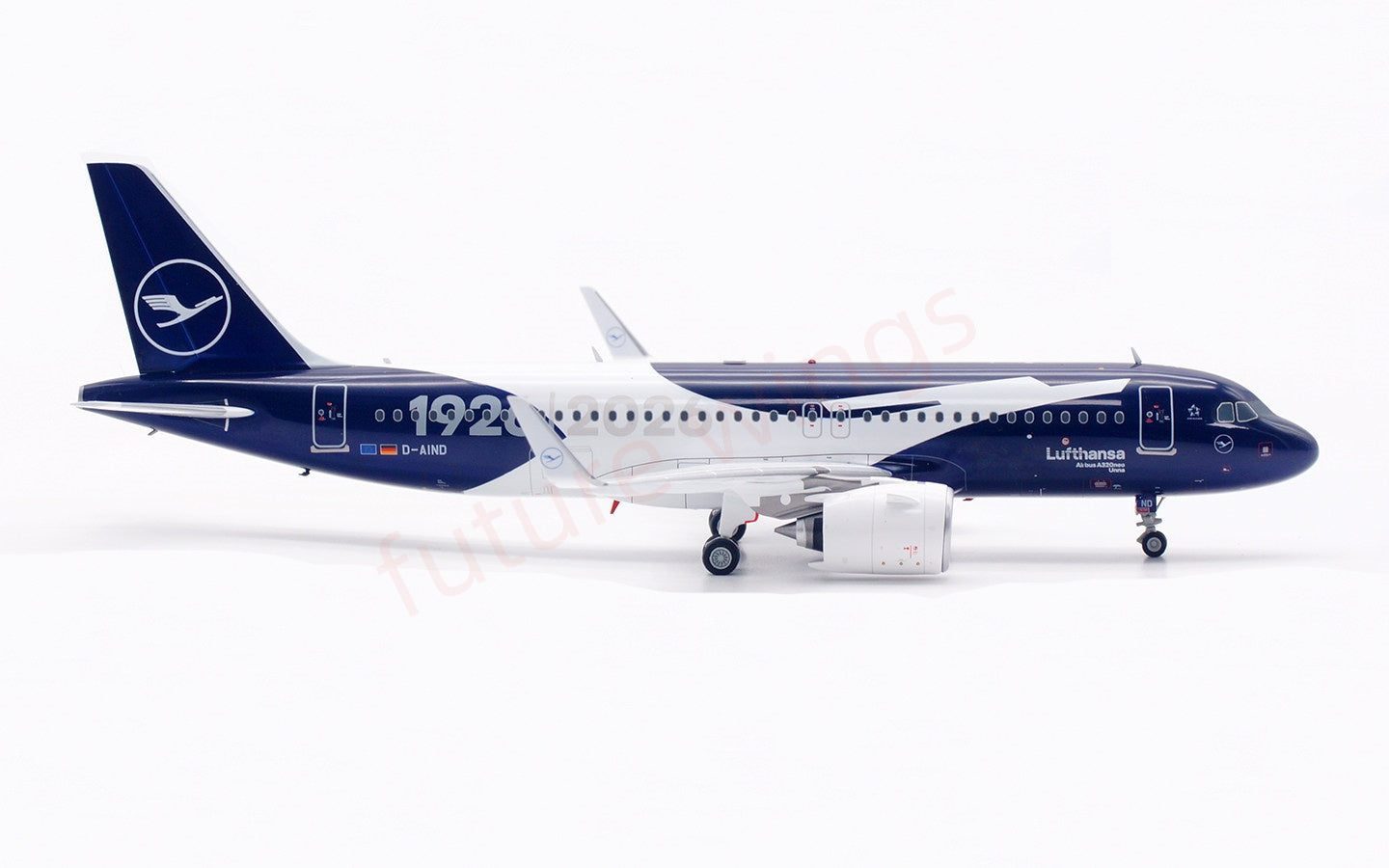 1:200 SQ Wings Lufthansa Airlines A320neo D-AIND"100Years"Diecast Aircraft Model