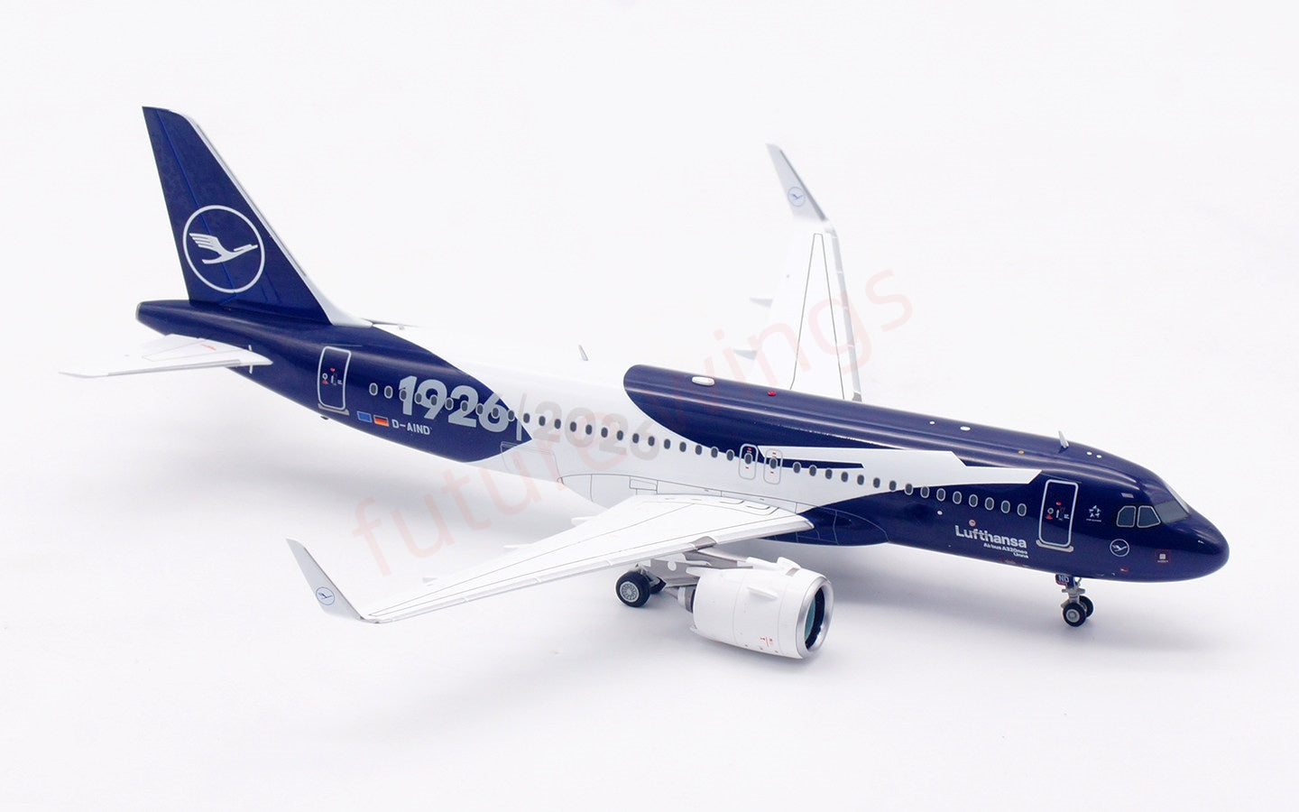 1:200 SQ Wings Lufthansa Airlines A320neo D-AIND"100Years"Diecast Aircraft Model