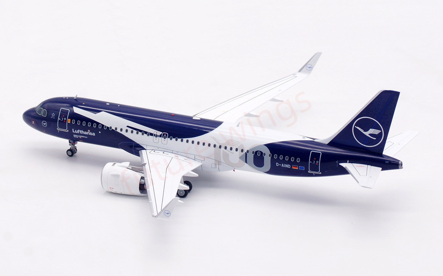 1:200 SQ Wings Lufthansa Airlines A320neo D-AIND"100Years"Diecast Aircraft Model