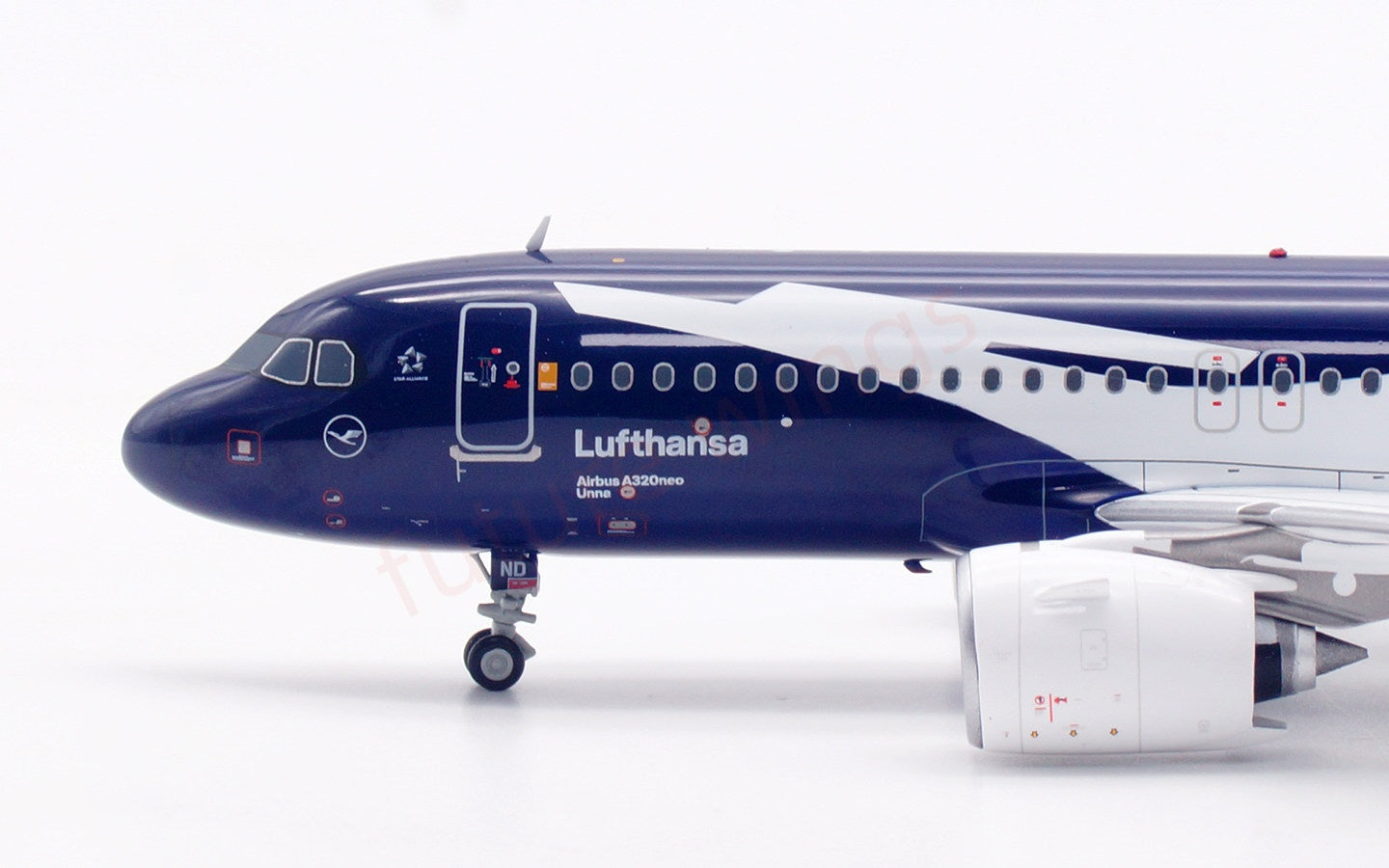 1:200 SQ Wings Lufthansa Airlines A320neo D-AIND"100Years"Diecast Aircraft Model