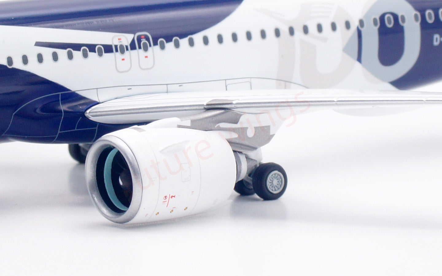 1:200 SQ Wings Lufthansa Airlines A320neo D-AIND"100Years"Diecast Aircraft Model