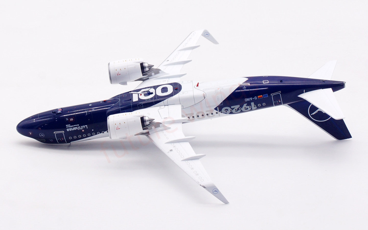 1:200 SQ Wings Lufthansa Airlines A320neo D-AIND"100Years"Diecast Aircraft Model