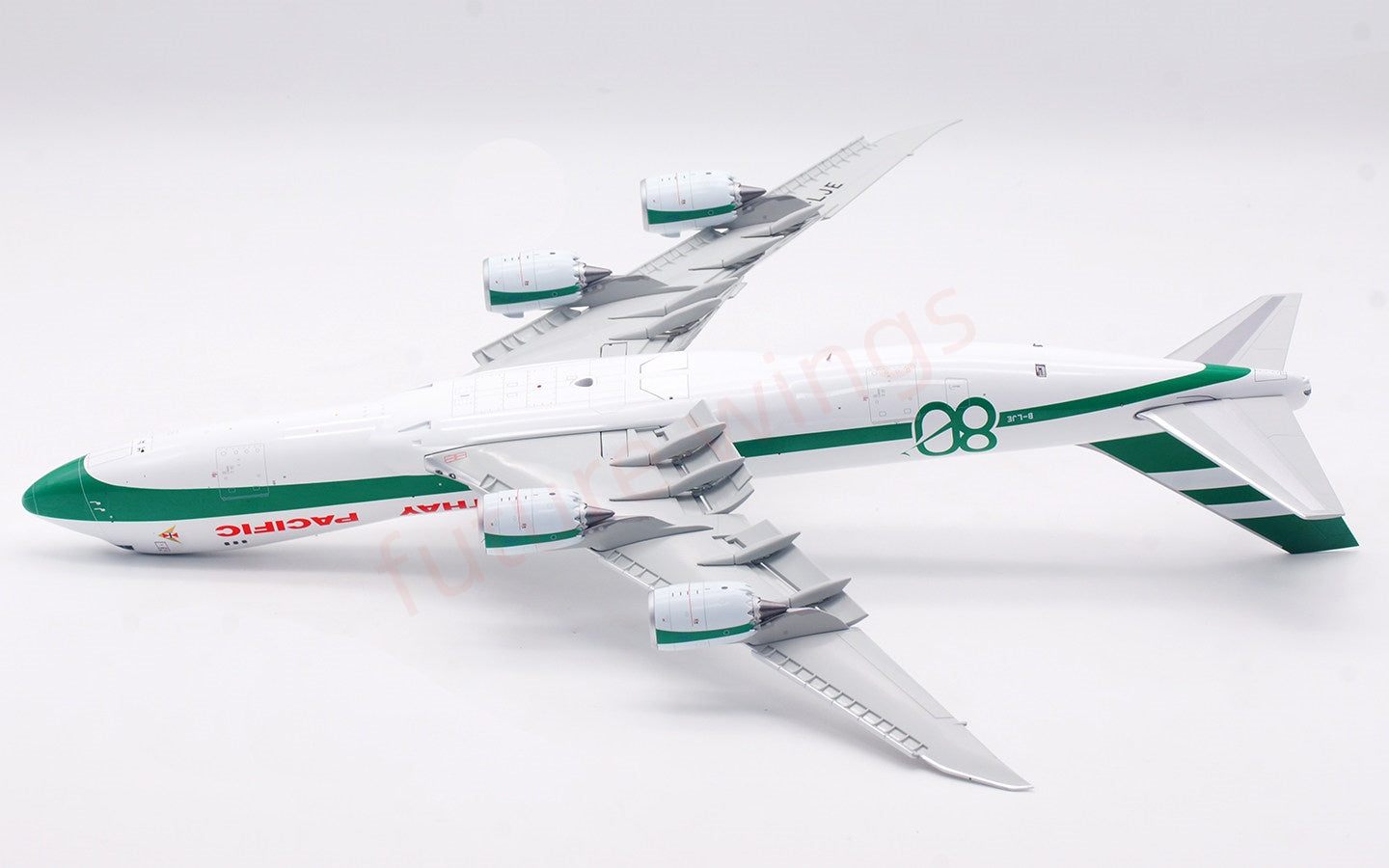 1:200 SQ Wings Cathay Pacific B747-8F B-LJE “80Years” Diecast Aircraft Model