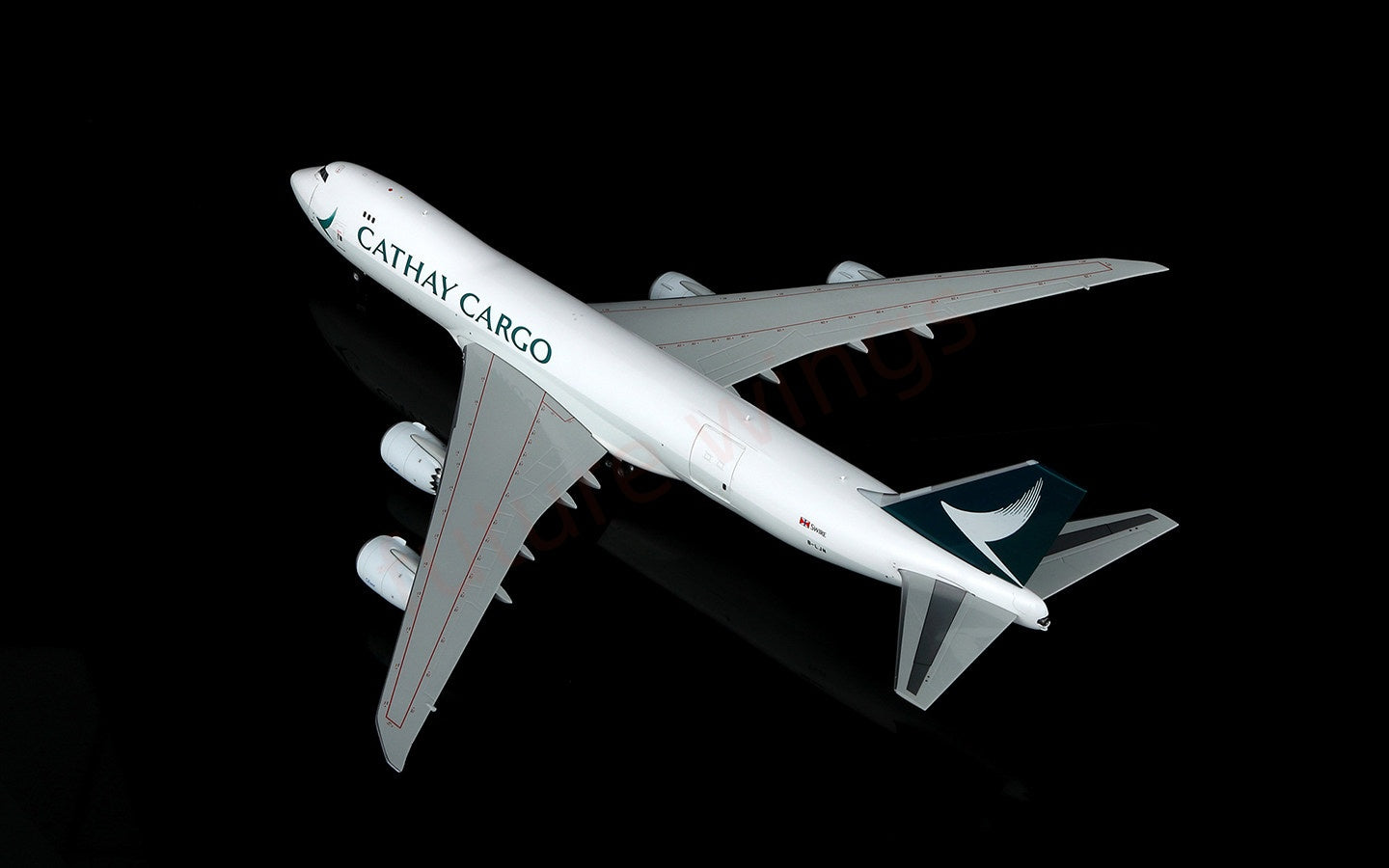 1:200 SQ Wings Cathay Pacific Cargo B747-8F B-LJN Diecast Aircraft Model