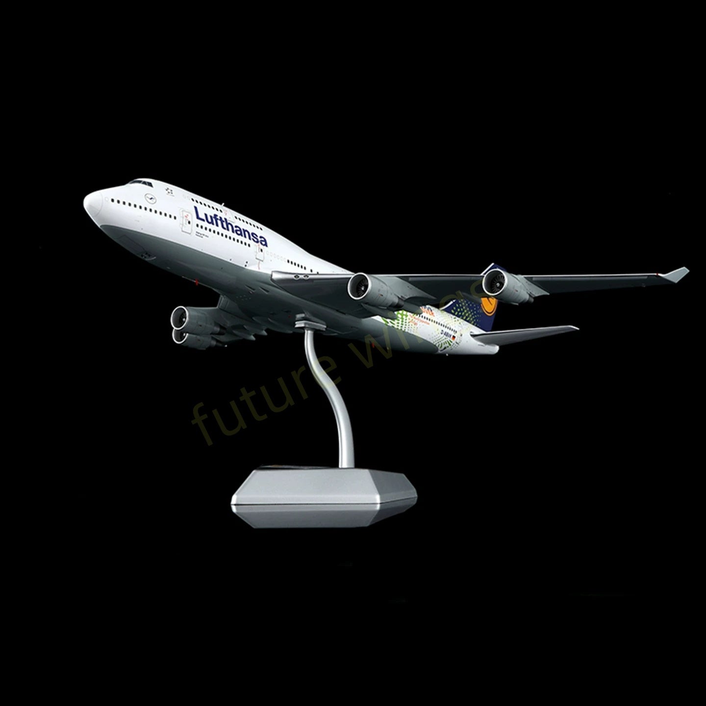 1:200 SQ Wings Lufthansa Airlines B747-400 D-ABVK Diecast Aircraft Model