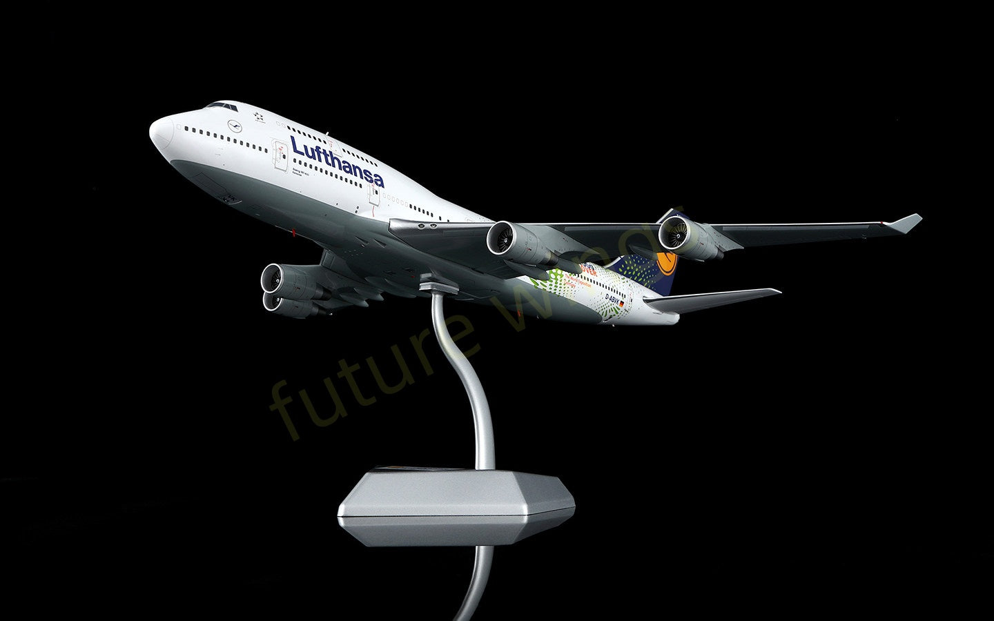 1:200 SQ Wings Lufthansa Airlines B747-400 D-ABVK Diecast Aircraft Model