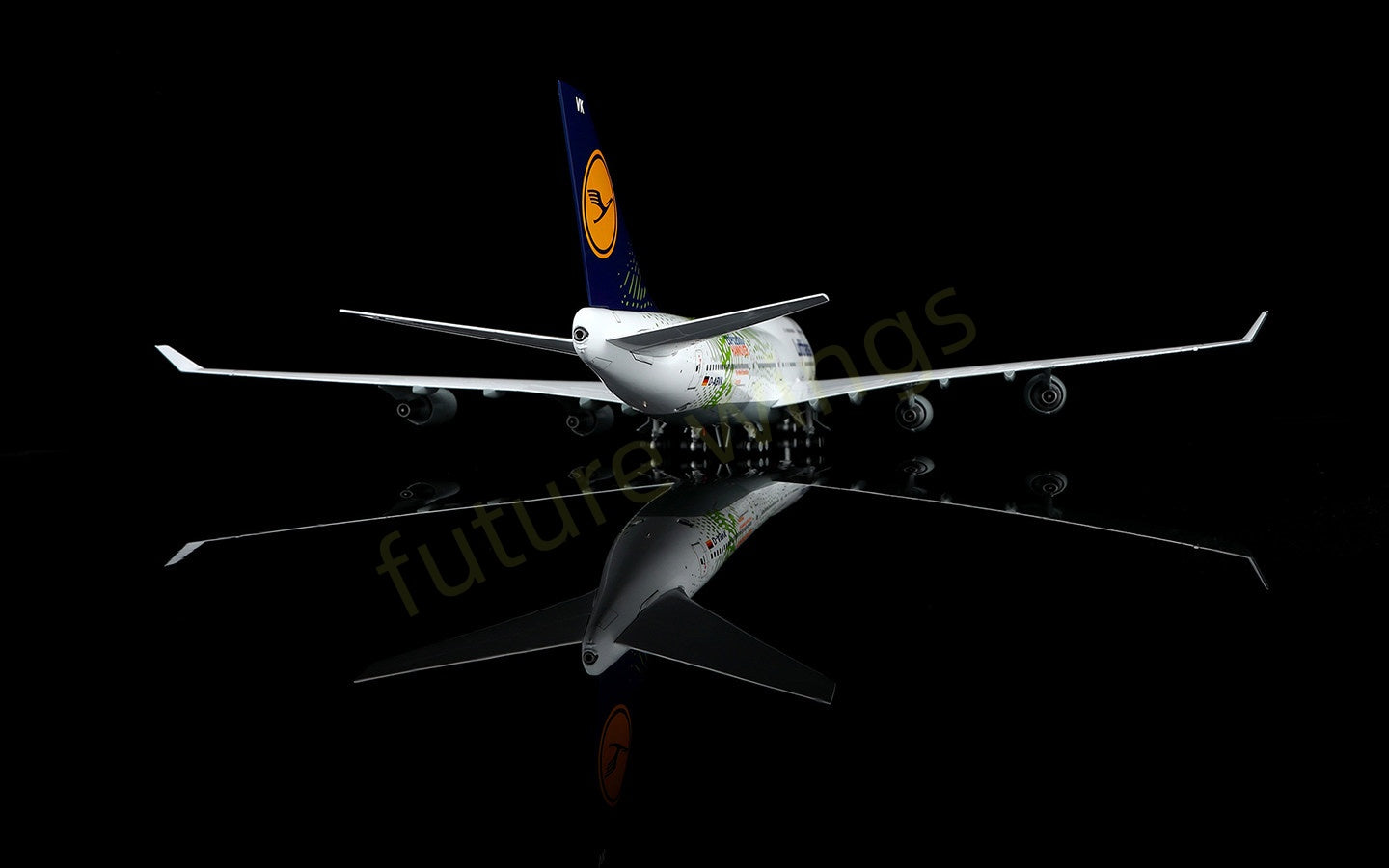 1:200 SQ Wings Lufthansa Airlines B747-400 D-ABVK Diecast Aircraft Model