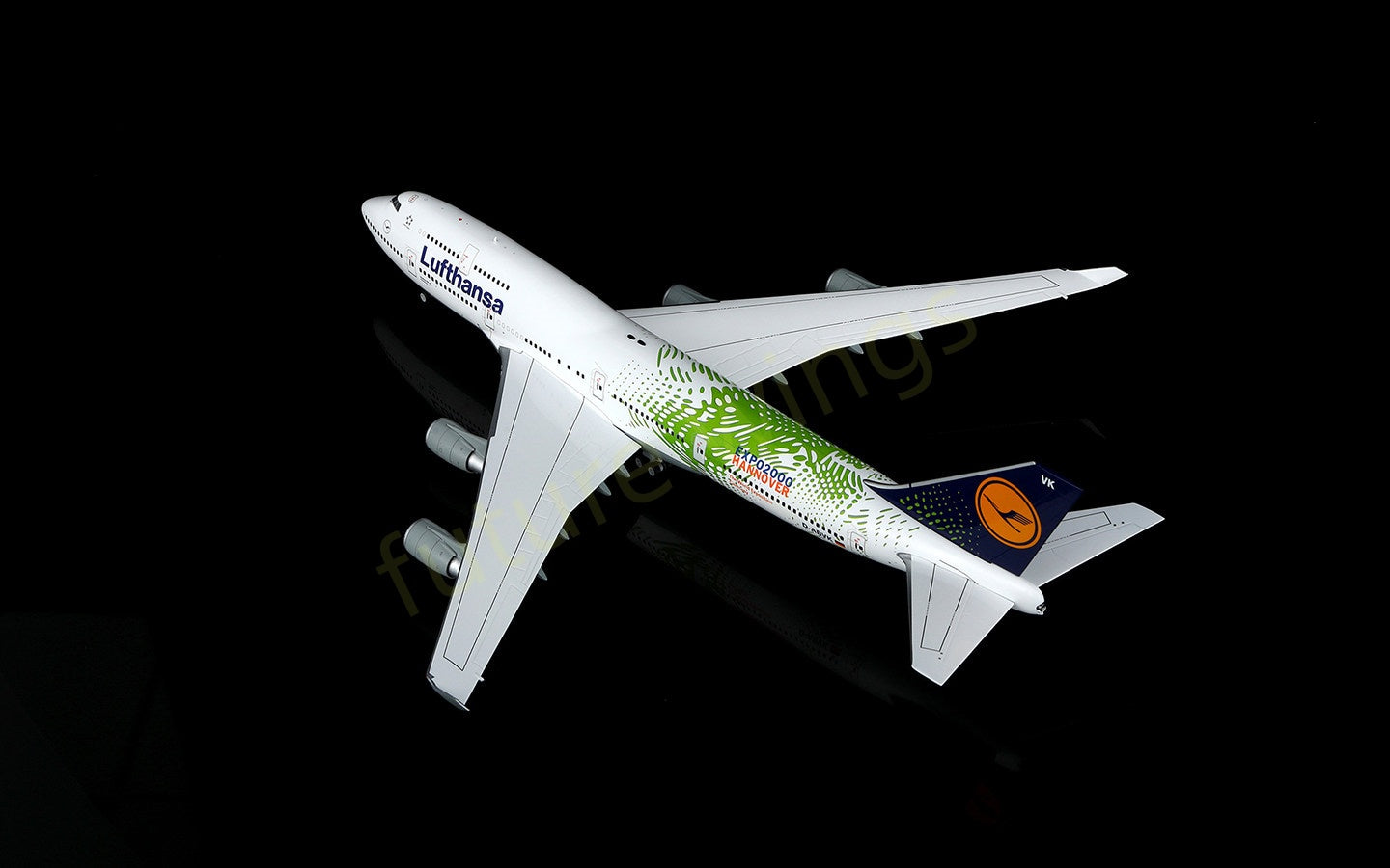 1:200 SQ Wings Lufthansa Airlines B747-400 D-ABVK Diecast Aircraft Model