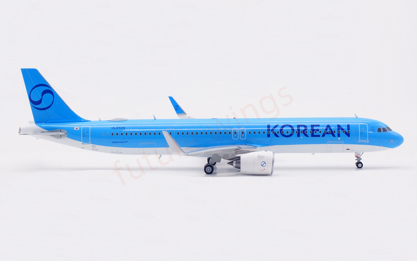 1:200 SQ Wings Korean Air A321 HL8509 Diecast Aircraft Model