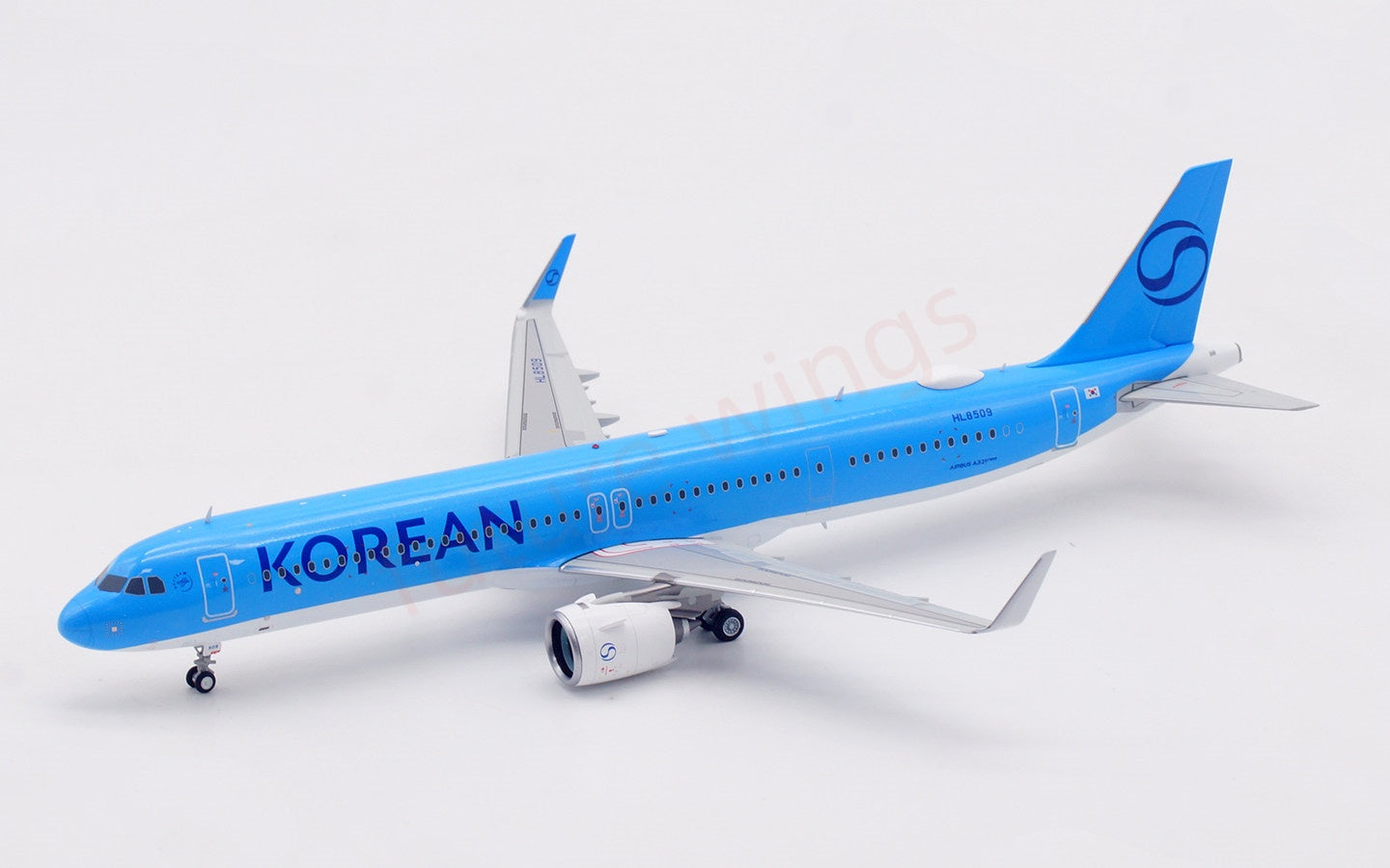 1:200 SQ Wings Korean Air A321 HL8509 Diecast Aircraft Model