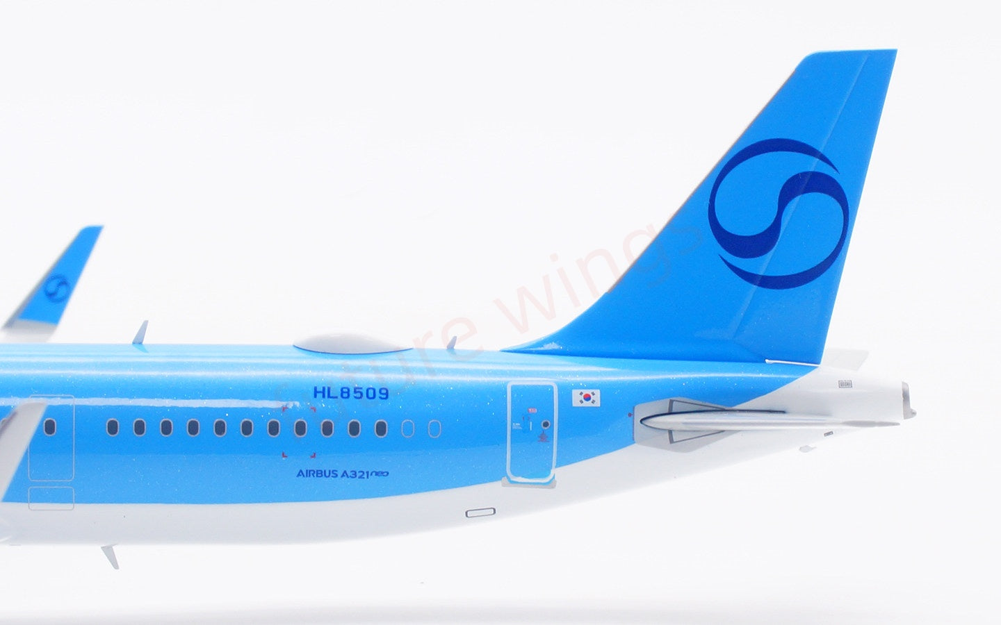 1:200 SQ Wings Korean Air A321 HL8509 Diecast Aircraft Model