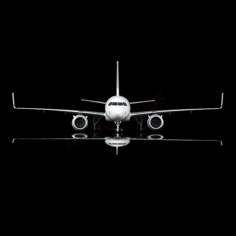 1:400 HX Models Airbus A321neo Blank Aircraft Model+Free Tractor