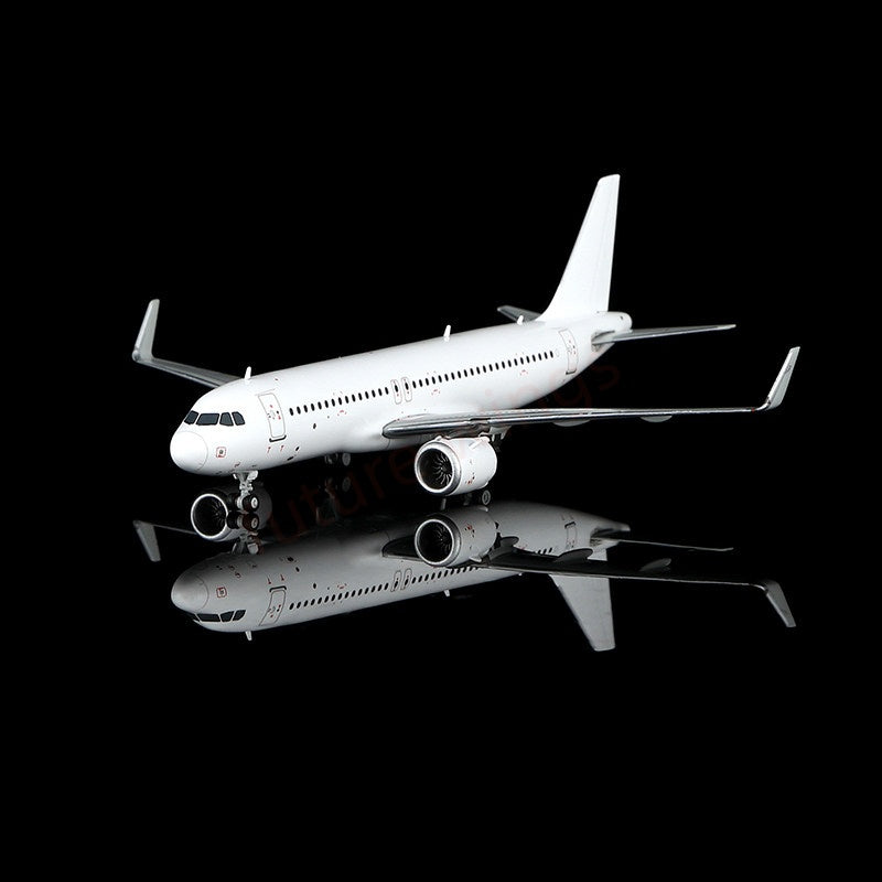 1:400 HX Models Airbus A321neo Blank Aircraft Model+Free Tractor
