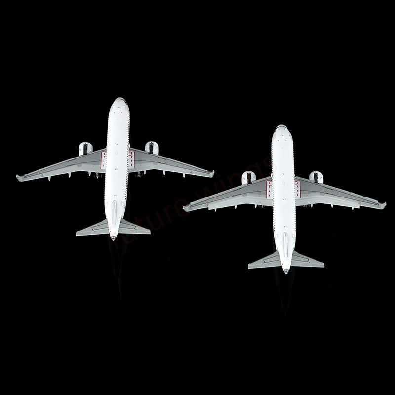 1:400 HX Models Airbus A321neo Blank Aircraft Model+Free Tractor