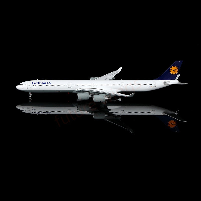 1:400 YY Wings Lufthansa Airlines A340-600 D-AIHZ D-AIHX Aircraft Model +Free Tractor