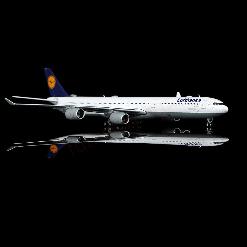 1:400 YY Wings Lufthansa Airlines A340-600 D-AIHZ D-AIHX Aircraft Model +Free Tractor
