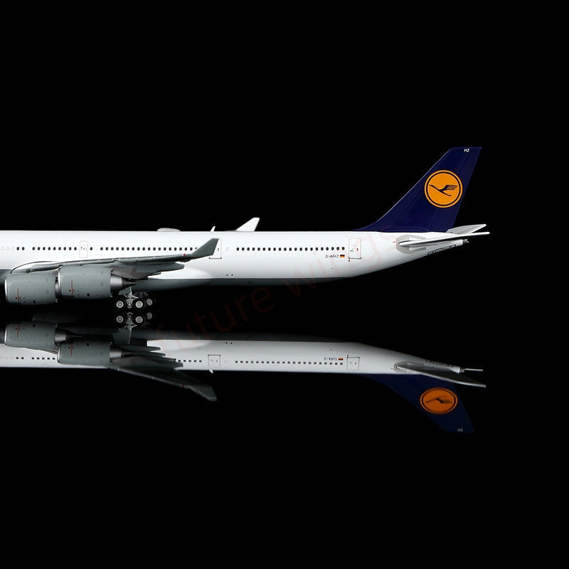 1:400 YY Wings Lufthansa Airlines A340-600 D-AIHZ D-AIHX Aircraft Model +Free Tractor