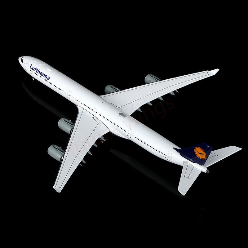 1:400 YY Wings Lufthansa Airlines A340-600 D-AIHZ D-AIHX Aircraft Model +Free Tractor