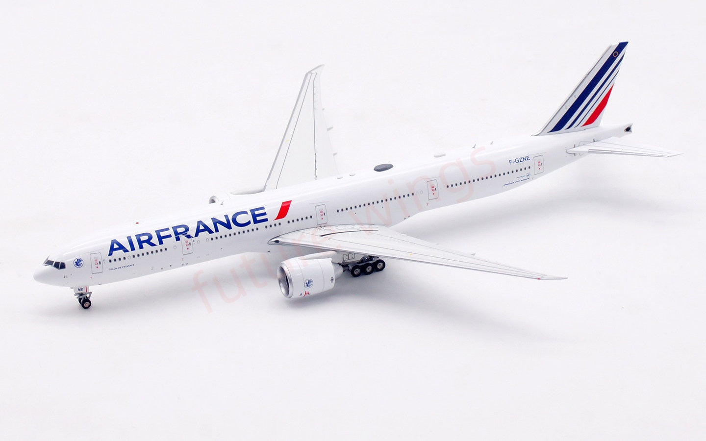 1:400 Aviation400 Air France B777-300ER F-GZNE Aircraft Model Free Tractor+Stand