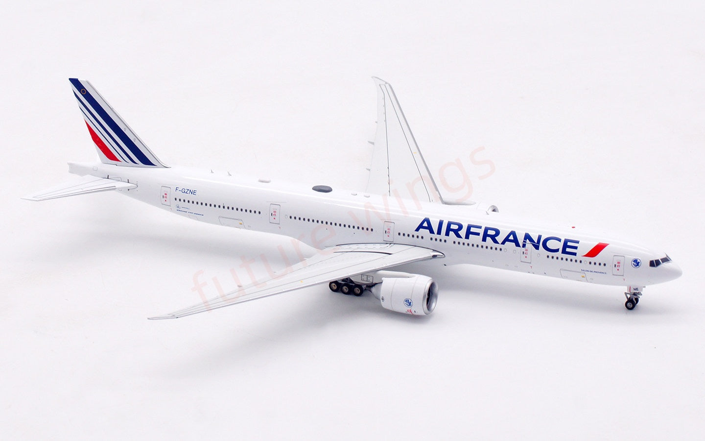 1:400 Aviation400 Air France B777-300ER F-GZNE Aircraft Model Free Tractor+Stand