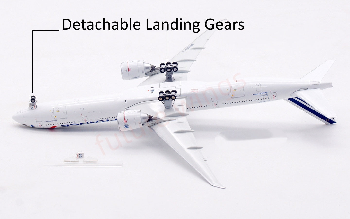 1:400 Aviation400 Air France B777-300ER F-GZNE Aircraft Model Free Tractor+Stand