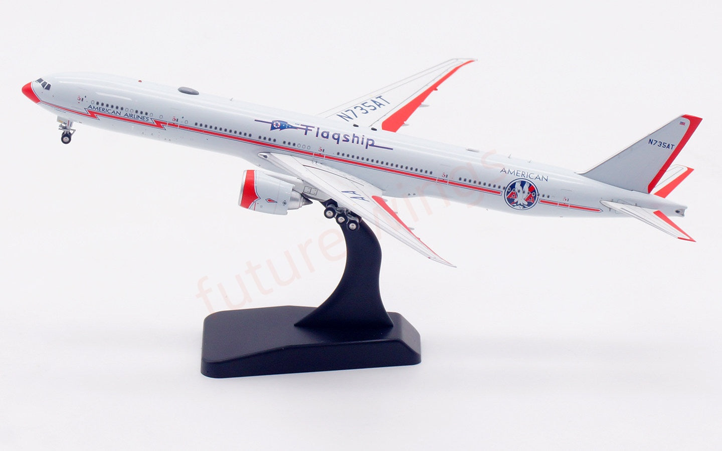 1:400 Aviation400 American Airlines B777-300ER N735AT Free Tractor+Stand