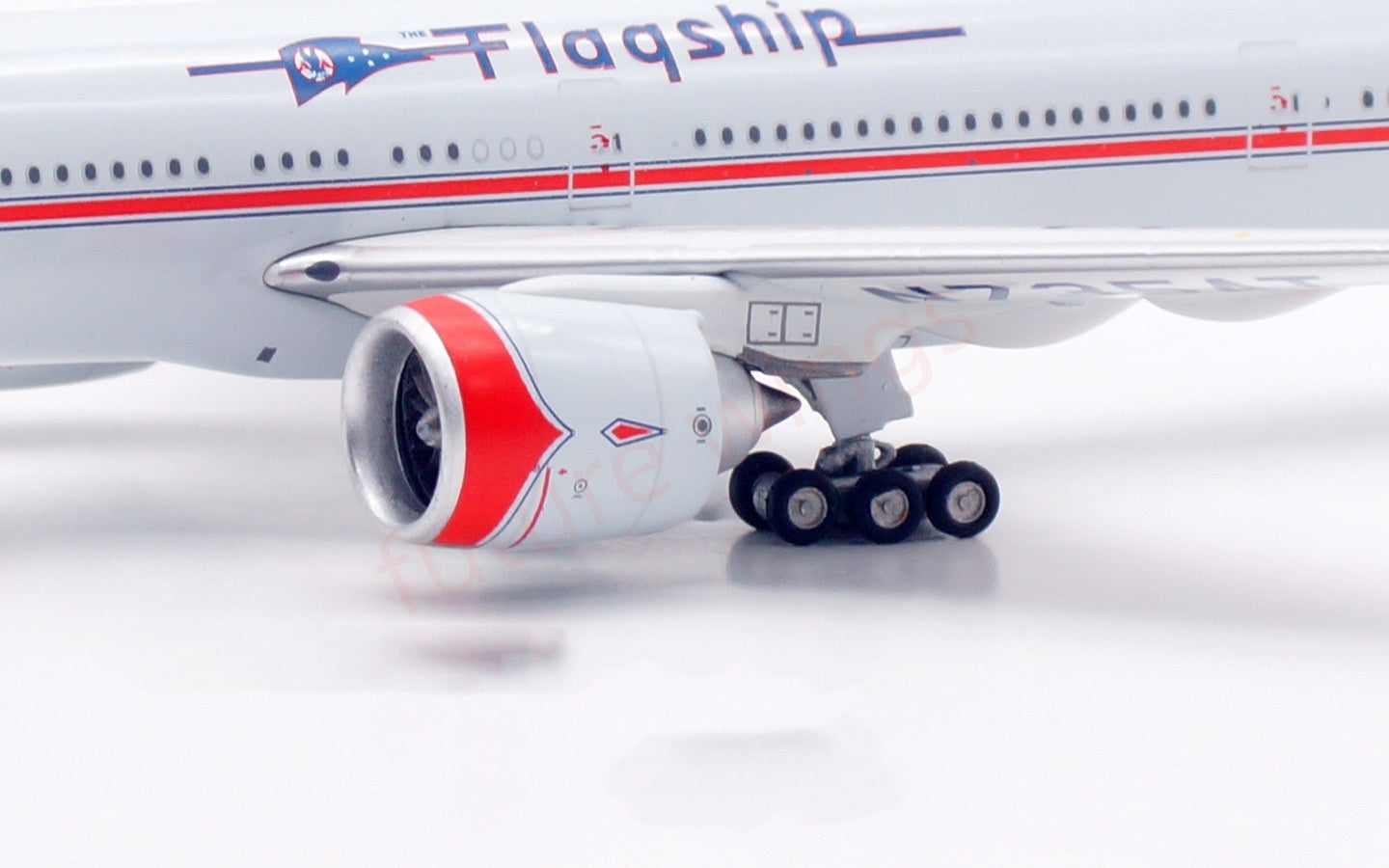 1:400 Aviation400 American Airlines B777-300ER N735AT Free Tractor+Stand