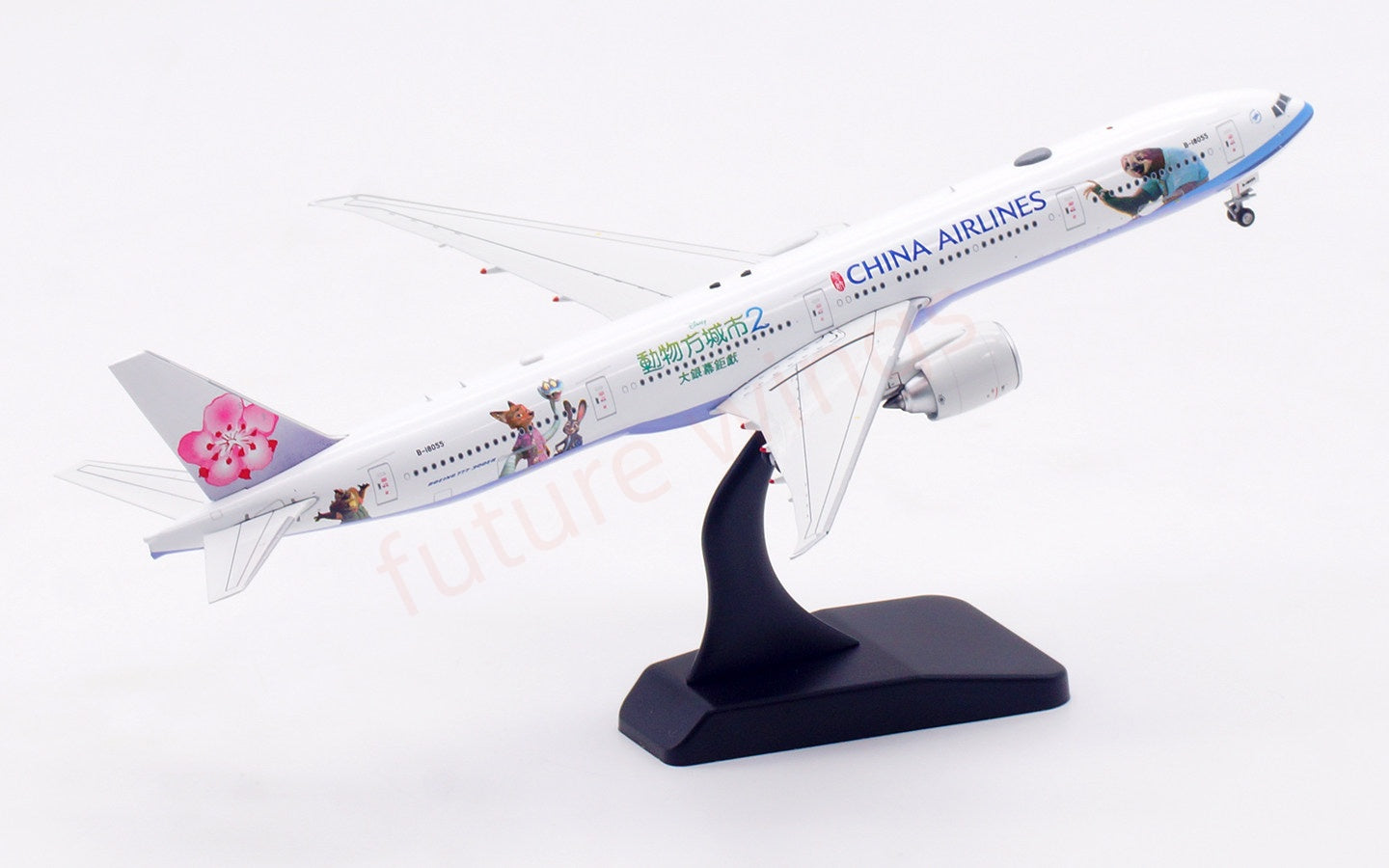 1:400 Aviation400 China Airlines B777-300ER B-18055 Free Tractor+Stand