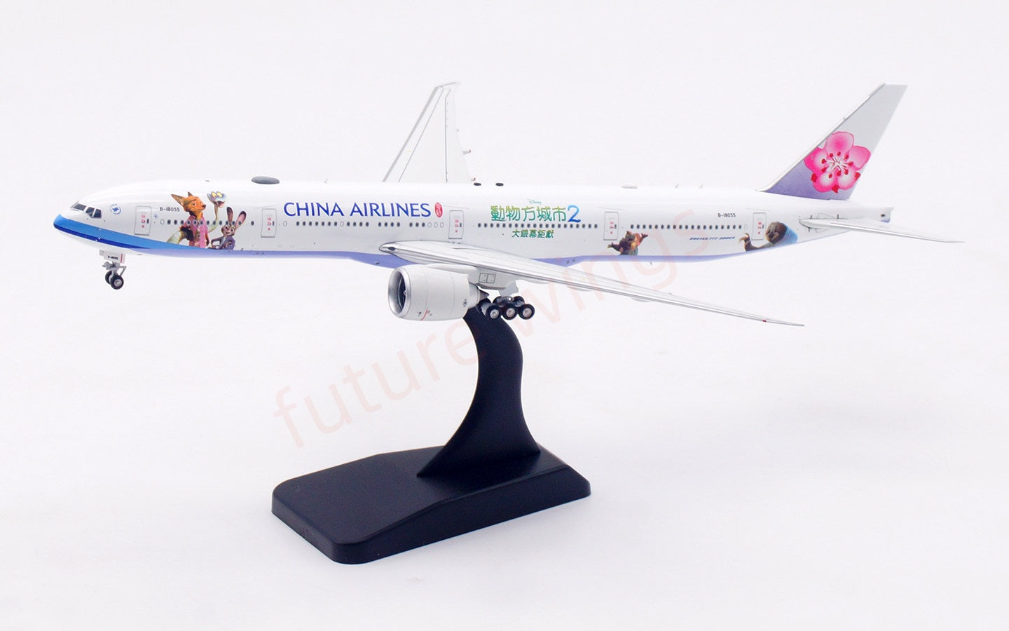 1:400 Aviation400 China Airlines B777-300ER B-18055 Free Tractor+Stand