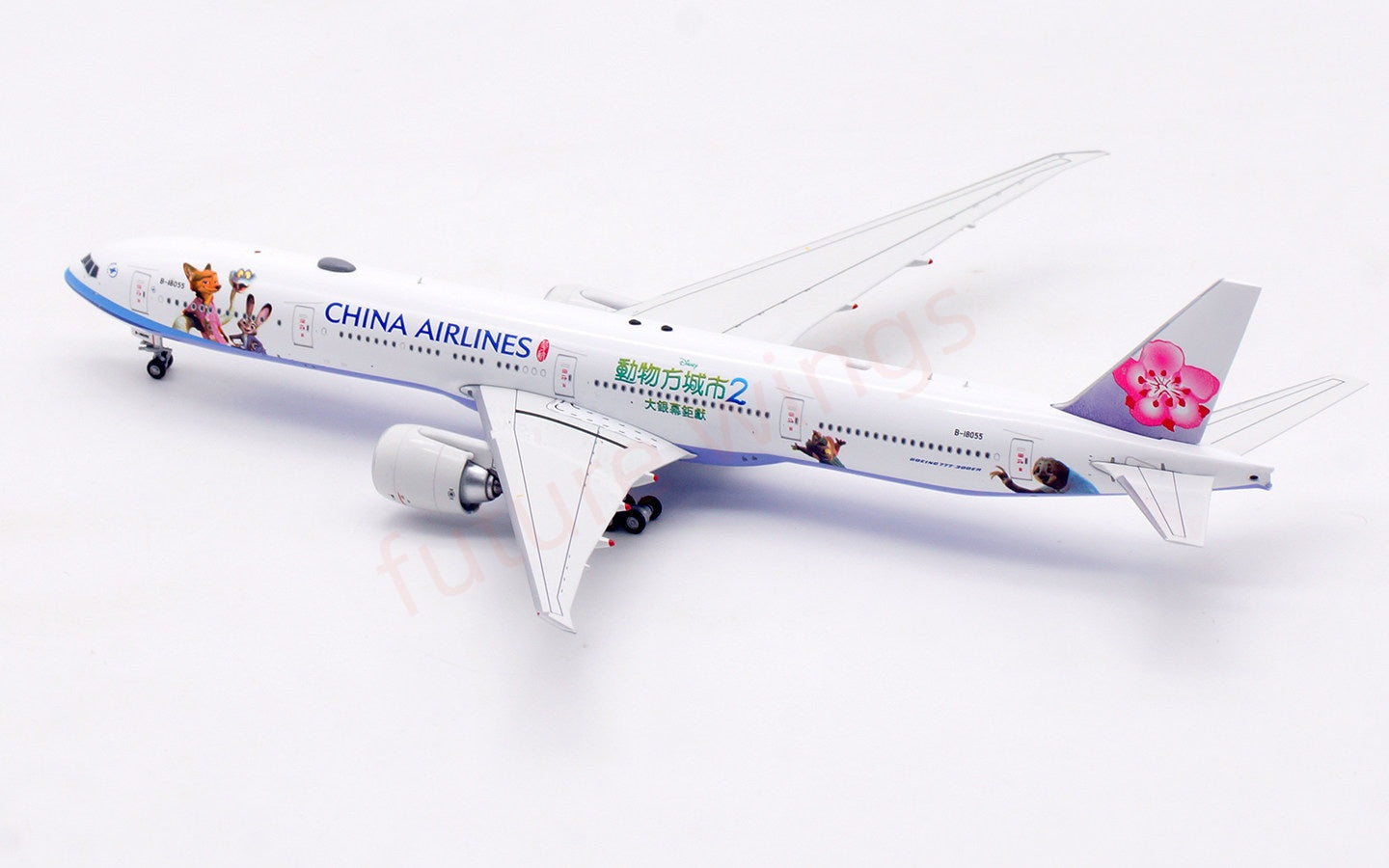1:400 Aviation400 China Airlines B777-300ER B-18055 Free Tractor+Stand