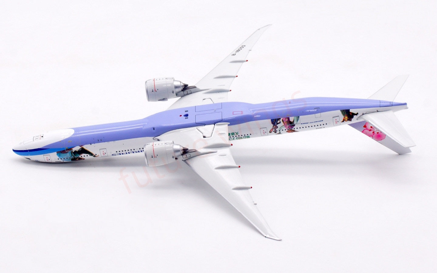 1:400 Aviation400 China Airlines B777-300ER B-18055 Free Tractor+Stand