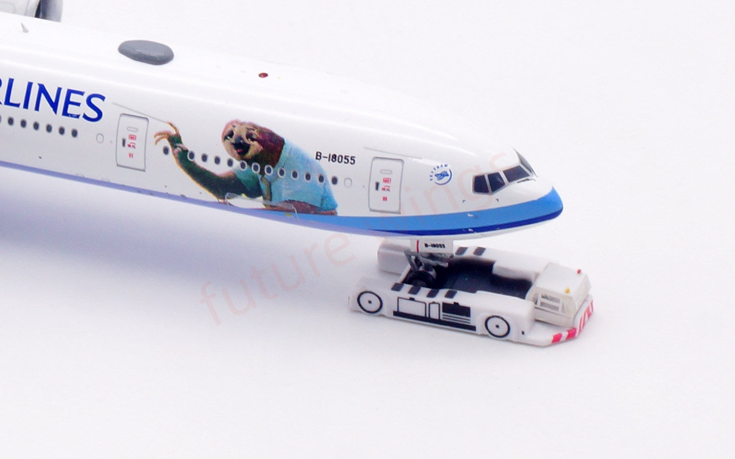 1:400 Aviation400 China Airlines B777-300ER B-18055 Free Tractor+Stand
