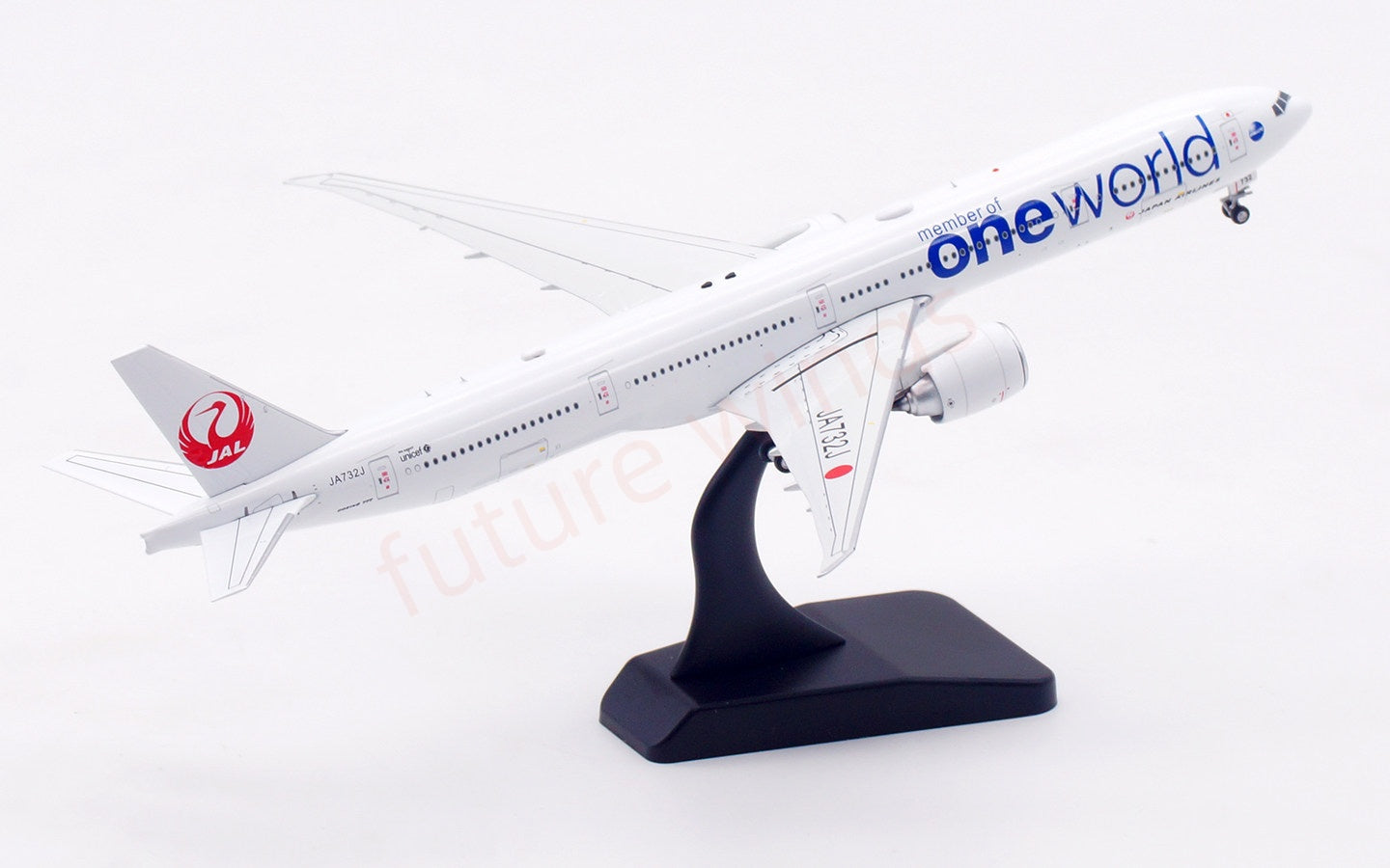 1:400 Aviation400 Janpan Airlines B777-300ER JA732J "One World"FreeTractor+Stand