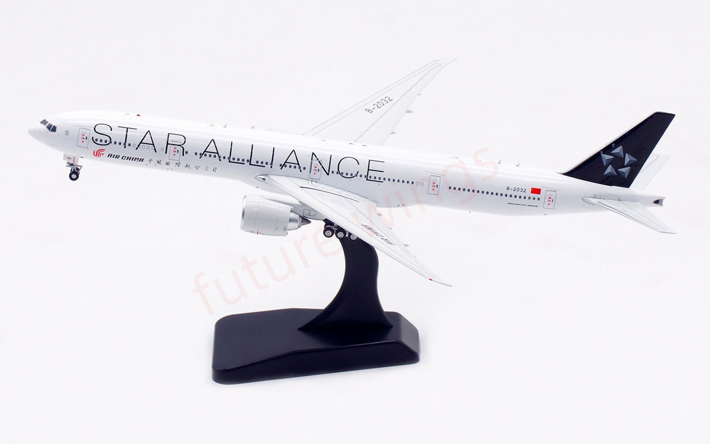 1:400 Aviation400 Air China B777-300ER B-2032 "Star Alliance"Free Tractor+Stand