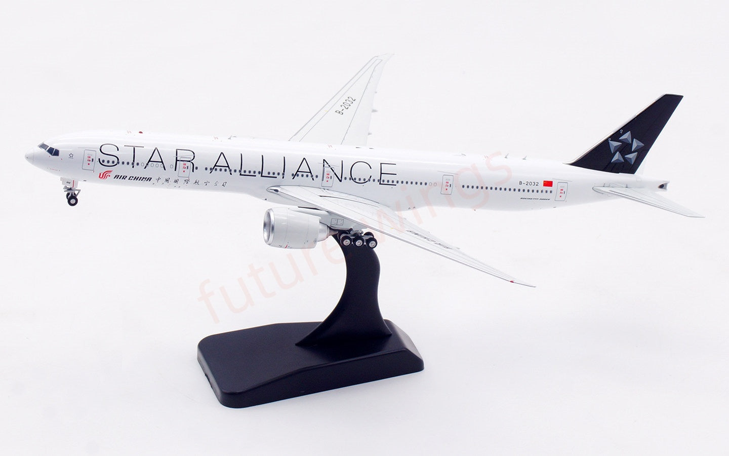 1:400 Aviation400 Air China B777-300ER B-2032 "Star Alliance"Free Tractor+Stand